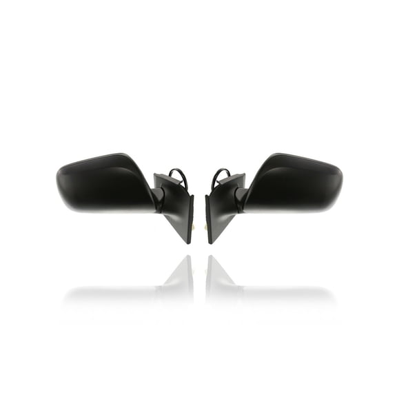 Door Mirror - Compatible/Replacement for '07-11 Toyota Yaris Hatchback - Powered, Non-Heated - Pair, Left Driver + Right Passenger Set - 8791052680, 8794052660