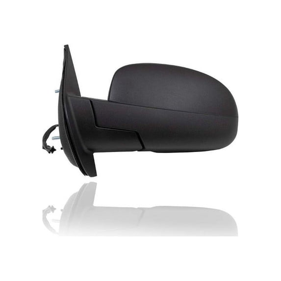 Door Mirror - Compatible/Replacement for '07-13 Chevrolet Silverado/GMC Sierra - Powered, Heated, Without Signal & Puddle Lamp, Textured - Left Hand - Driver - 20843116 NSF