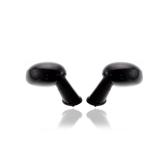 Door Mirror - Compatible/Replacement for '08-14 Dodge Challenger SE/SXT/SXT Plus/Rally/RT-Only - Powered, Non-Heated - Pair, Left Driver + Right Passenger Set - 1GD72AXRAE, 1GD73AXRAE