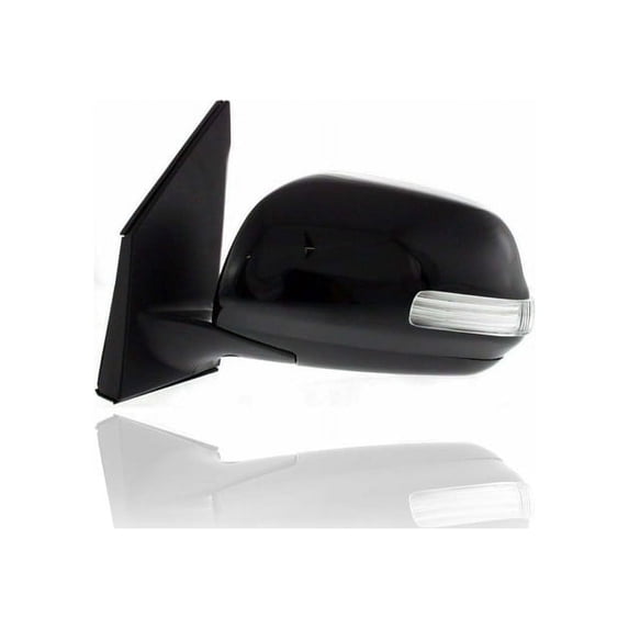 Door Mirror - Compatible/Replacement for '09-12 Toyota RAV4-Sport/Limited (Japan Built) - Powered, Heated, With Signal Lamp, Unpainted Smooth - Left Hand - Driver - 8794042A70