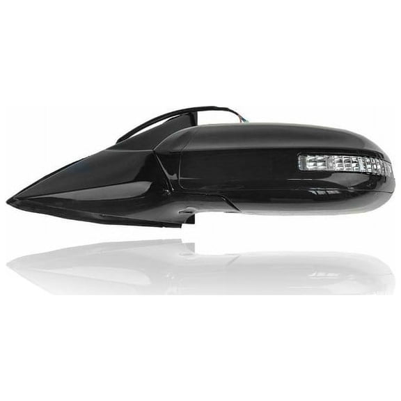 Door Mirror - Compatible/Replacement for '09-14 Nissan Maxima S/SV - Powered, Heated, With Signal Lamp, Without Memory & Reverse Tilt & Auto-Dim - Left Hand - Driver - 963029N84A