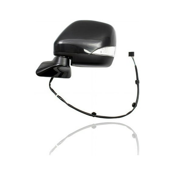 Door Mirror - Compatible/Replacement for '11-17 Nissan Quest-SL - Powered, Heated, With Signal Lamp, Without Auto Reverse Tilt - Left Hand - Driver - 963021JA1C