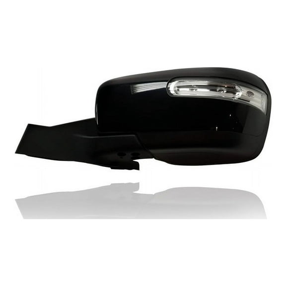 Door Mirror - Compatible/Replacement for '12-17 Mazda Mazda5 GT/Grand Touring - Powered, Heated With Signal, Matte-Black Cover - Left Hand - Driver - CG3769181