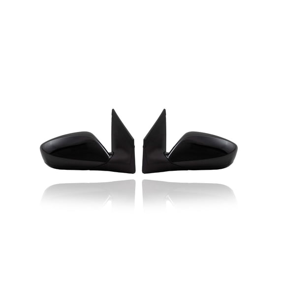 Door Mirror - Compatible/Replacement for '13-17 Hyundai Elantra GT Hatchback - Powered, Heated, Without Signal Lamp - Pair, Left Driver + Right Passenger Set - 87620A5060, 87610A5210