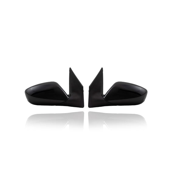 Door Mirror - Compatible/Replacement for '13-17 Hyundai Elantra GT Hatchback - Powered, Heated, Without Signal Lamp - Pair, Left Driver + Right Passenger Set - 87620A5060, 87610A5210