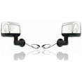 thumbnail image 1 of Door Mirror - Compatible/Replacement for '14-14 Jeep Wrangler - Powered, Heated, Chrome Non-Folding - Pair, Left Driver + Right Passenger Set - 68204246AA, 68204245AA, 1 of 2