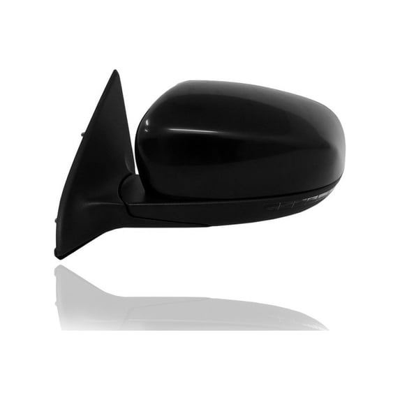 Door Mirror - Compatible/Replacement for '14-18 Jeep Cherokee - Power-Folding, Heated With Signal/Puddle Lamp/Blind Spot, Without Memory, Unpainted - Left Hand - Driver - 1VF51TZZAD