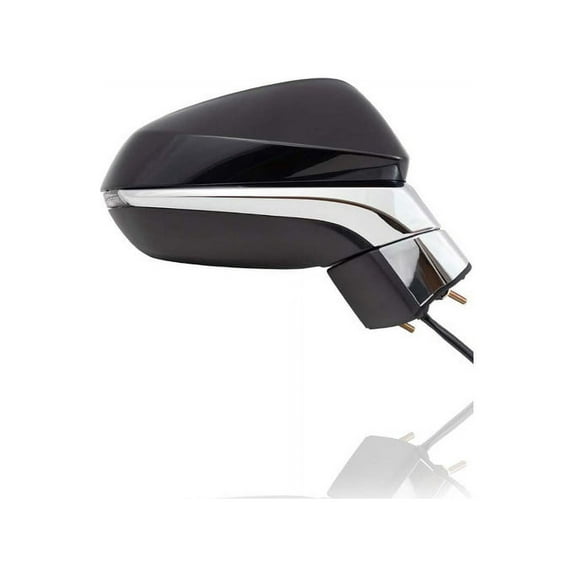 Door Mirror - Compatible/Replacement for '16-22 Lexus RX350/350L/RX450h/RX450hL (Canada Built) - Powered, Heated, With Signal, Matte-Black - Right Hand - Passenger - 879100E230