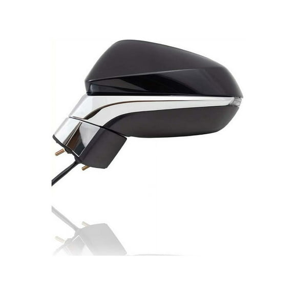 Door Mirror - Compatible/Replacement for '16-22 Lexus RX350/350L/RX450h/RX450hL (Canada Built) - Powered, Heated, With Signal, Matte-Black - Left Hand - Driver - 879400E230