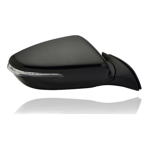 Door Mirror - Compatible/Replacement for '17-18 Kia Forte/5 Sedan/Hatchback S/EX/SX - Power Folding, With Signal & Puddle Lamp & Blind Spot - Right Hand - Passenger - 87620B0040