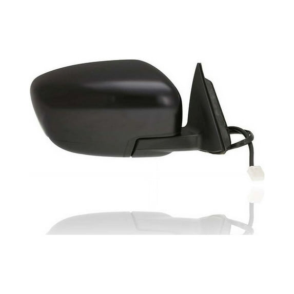 Door Mirror - Compatible/Replacement for '17-19 Nissan Rogue S-Only (US/Japan/Korea-Built) - Powered, Non-Heated, Without Camera, With Cover, Unpainted - Right Hand - Passenger - 963019TB0A