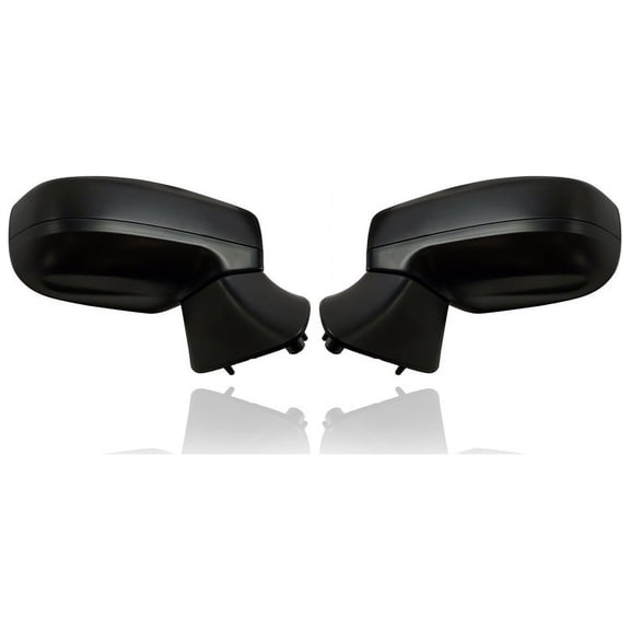 Door Mirror Compatible/Replacement for '18-19 Subaru Legacy/Outback 2.5L Base/Premium Heated Without Signal Lamp/Blind Spot, Textured Pair, Left Driver + Right Passenger Set 91036AL81A, 91036AL80A