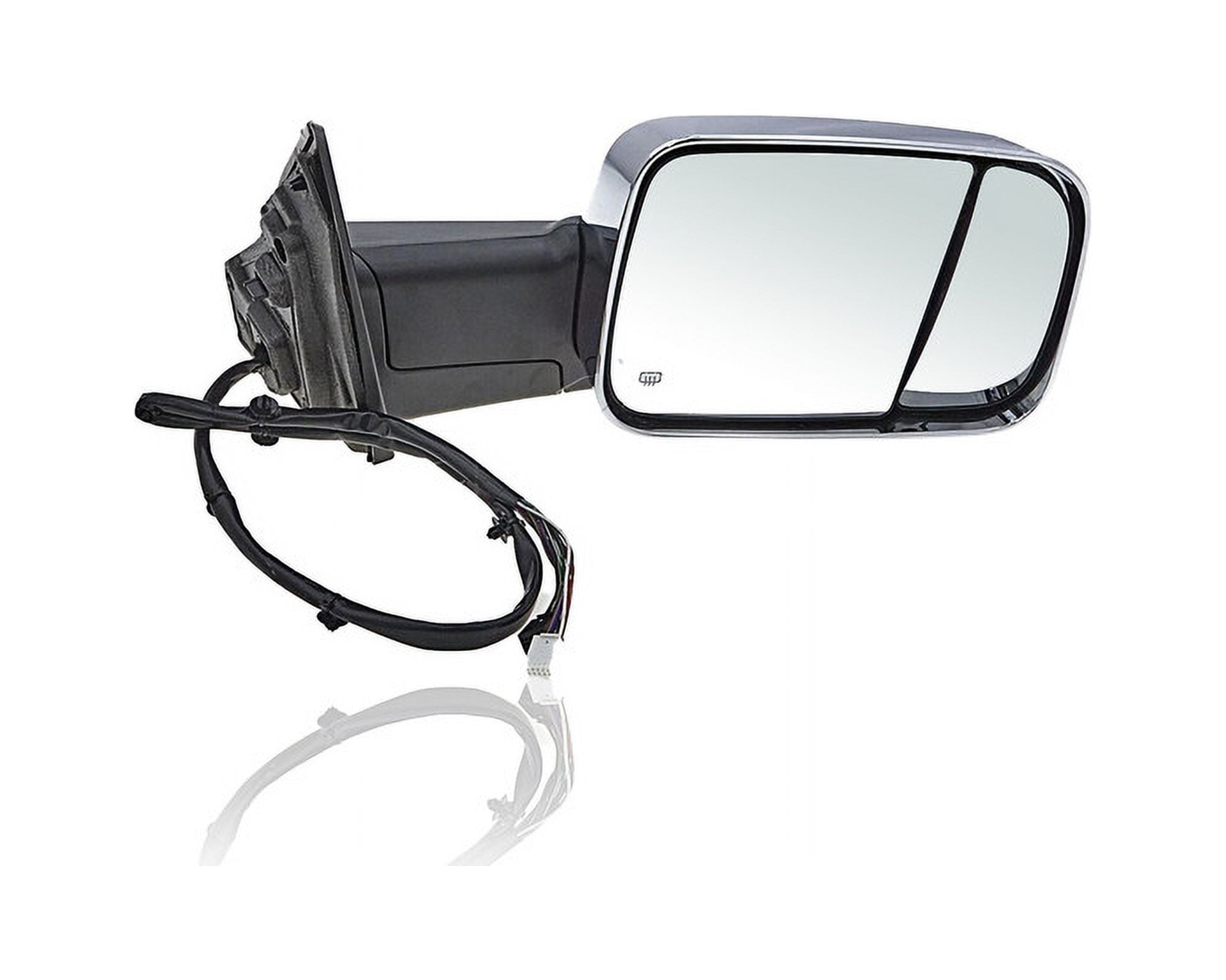 Door Mirror - Compatible/Replacement for '14-16 Kia Cadenza - Powered, Heated With Signal/Puddle Lamp ＆ Memory, Without Blind Spot, Unpainted - Left : Door Mirror Assembly Rear View Mirror Compatible with