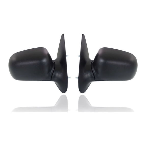 Door Mirror - Compatible/Replacement for '98-05 Ford Ranger, 96-05 Mazda Pickup SE-Model - Manual Folding - Pair, Left Driver + Right Passenger Set - 1F7069120, 1F7069180