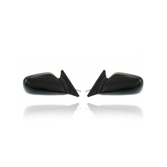 Door Mirror - Compatible/Replacement for '99-03 Toyota Solara Base/SE - Powered, Non-Heated - Pair, Left Driver + Right Passenger Set - 87910AA902, 87940AA060C0