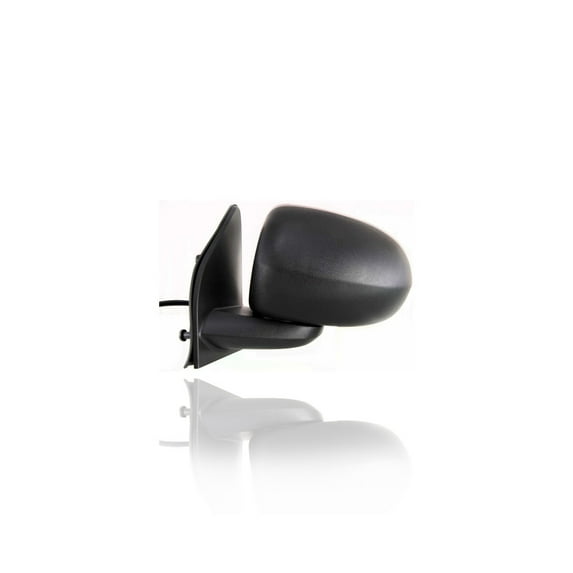 Door Mirror - Compatible/Replacement for '07-13 Jeep Compass - Powered, Heated, Round Type Textured - Left Hand - Driver - 5115047AM