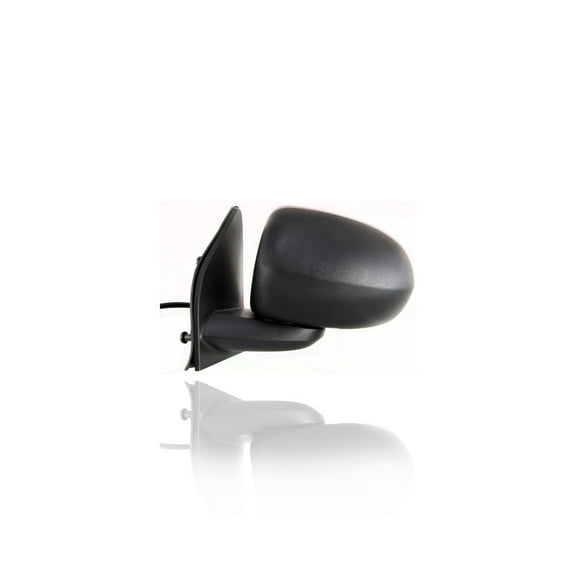 Door Mirror - Compatible/Replacement for '07-13 Jeep Compass - Powered, Heated, Round Type Textured - Left Hand - Driver - 5115047AM