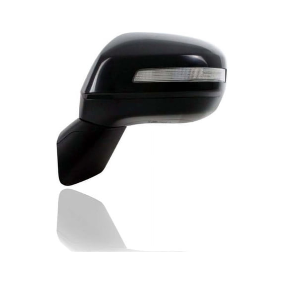 Door Mirror - Compatible/Replacement for '12-13 Honda Civic Hybrid - Powered, With Signal Lamp, Unpainted - Left Hand - Driver - 76258TR2305
