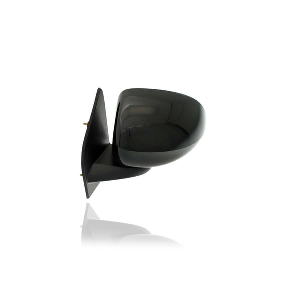 Door Mirror - Compatible/Replacement for '16-17 Jeep Compass - Powered, Heated, Manual Folding, Unpainted Black - Left Hand - Driver - 6AC89DX8AA
