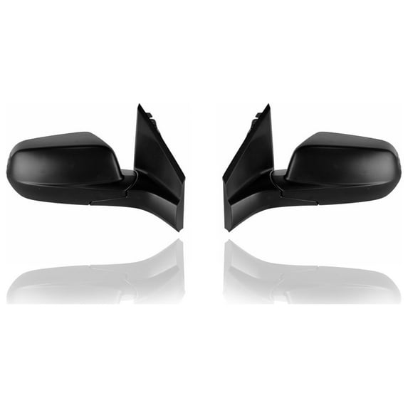 Door Mirror - Cooling Direct Fit/For 76200T0AA02; 76250T0AA02 12-14 Honda CR-V LX, 16-16 CR-V - Non-Heated, Pair, Both Left Hand Driver + Right Hand Passenger Set, Power, With Textured Black Cover