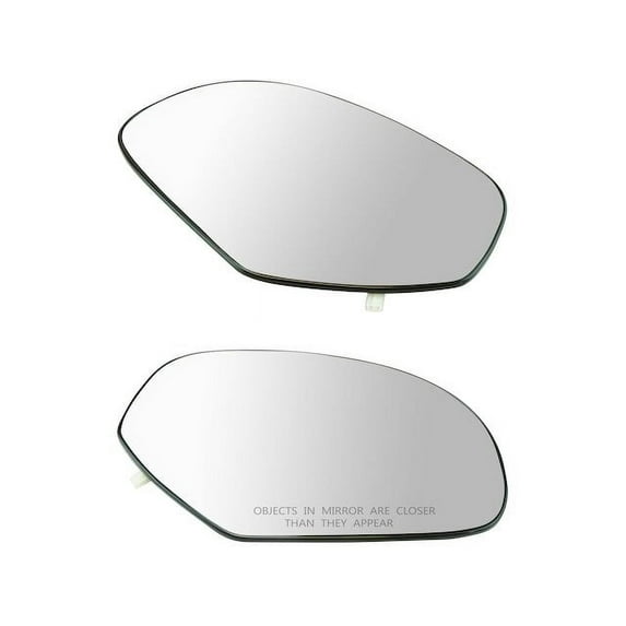 Door Mirror Glass Set 2 Piece - Compatible with 2007 - 2013 Cadillac Escalade EXT 2008 2009 2010 2011 2012