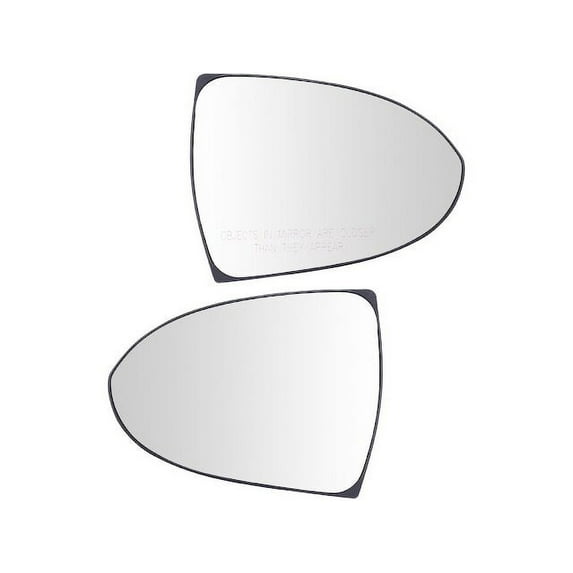 Door Mirror Glass Set 2 Piece - Compatible with 2011 - 2016 Kia Sportage 2012 2013 2014 2015