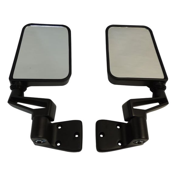 Door Mirror Kit - Compatible with 1987 - 1995, 1997 - 2006 Jeep Wrangler 1988 1989 1990 1991 1992 1993 1994 1998 1999 2000 2001 2002 2003 2004 2005