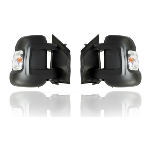 Door Mirror - Pacific Best Inc. Fit/For 14-20 RAM 1500 ProMaster Cargo Van - Non-Extending, Manual Folding - Pair, Left Driver + Right Passenger Set - 5VE98JXWAF, 5VE99JXWAF