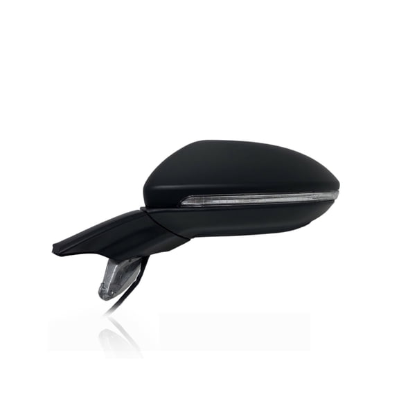 Door Mirror - Pacific Best Inc. Fit/For 15-19 VW Volkswagen Golf 15-19 GTI - Electric, Heated, With Signal, Primed, Cover, Power Folding - Left Hand - Driver - 5GM8575079B9