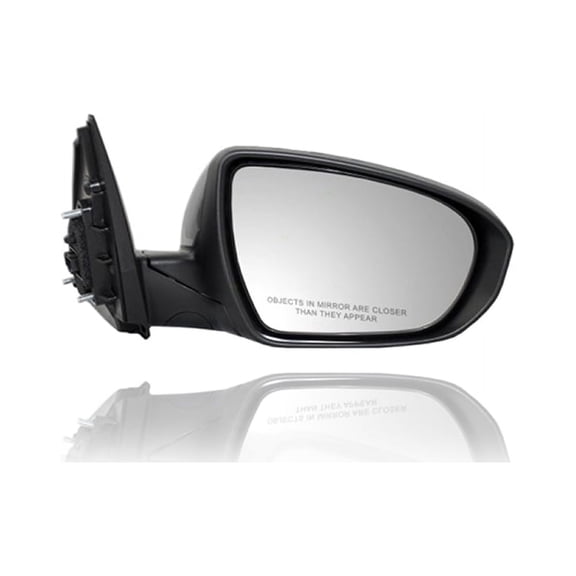 Door Mirror - Pacific Best Inc. Fit/For 876204C501 14-15 Kia Optima - Heated, Manual-Folding, With Signal, Without Blind Spot Detection, Paint-to-Match (Unpainted), Right Hand - Passenger