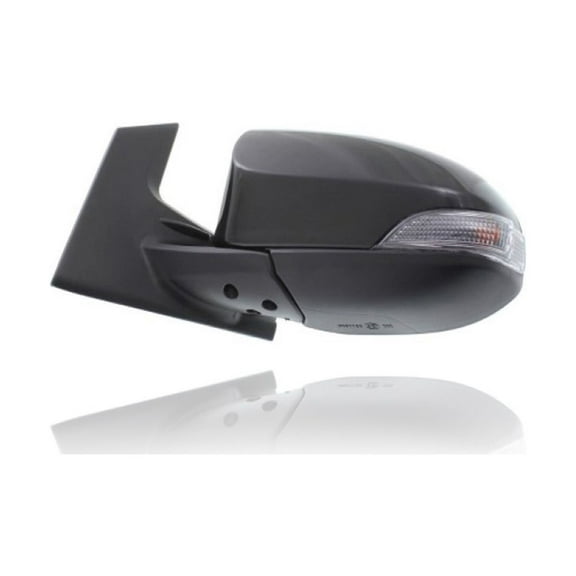 Door Mirror - Pacific Best Inc. Fit/For 8794052 12-19 Toyota Prius C - Power, With Heat & Side Lamp, Black, Left Hand Driver