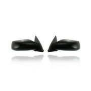 Door Mirror - Pacific Best Inc. Fit/For 96301JA04A; 96302JA04A 07-12 Nissan Altima 2.5L Sedan/Hybrid - Without Signal, Pair, Both Left Hand Driver + Right Hand Passenger Set, Power, Non-Heated