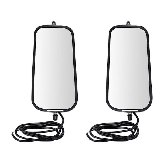 Door Mirror Set 2 Piece - Compatible with 1981 - 2006 Peterbilt 362 1982 1983 1984 1985 1986 1987 1988 1989 1990 1991 1992 1993 1994 1995 1996 1997 1998 1999 2000 2001 2002 2003 2004 2005