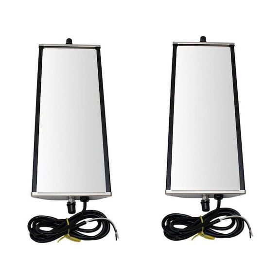 Door Mirror Set 2 Piece - Compatible with 1986 - 2007 Peterbilt 379 1987 1988 1989 1990 1991 1992 1993 1994 1995 1996 1997 1998 1999 2000 2001 2002 2003 2004 2005 2006