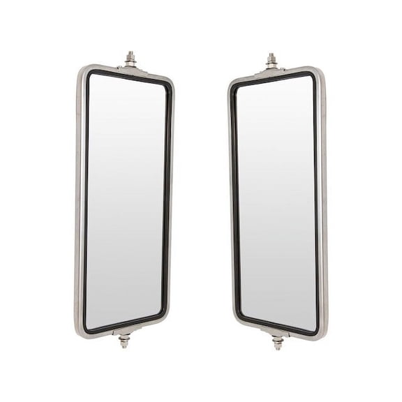 Door Mirror Set 2 Piece - Compatible with 1986 - 2007 Peterbilt 379 1987 1988 1989 1990 1991 1992 1993 1994 1995 1996 1997 1998 1999 2000 2001 2002 2003 2004 2005 2006