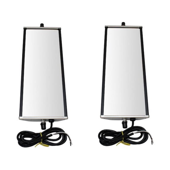 Door Mirror Set 2 Piece - Compatible with 1988 - 2007 Peterbilt 378 1989 1990 1991 1992 1993 1994 1995 1996 1997 1998 1999 2000 2001 2002 2003 2004 2005 2006