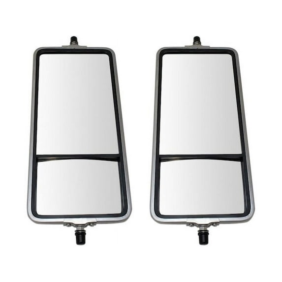 Door Mirror Set 2 Piece - Compatible with 2000 - 2017 Freightliner Columbia 2001 2002 2003 2004 2005 2006 2007 2008 2009 2010 2011 2012 2013 2014 2015 2016