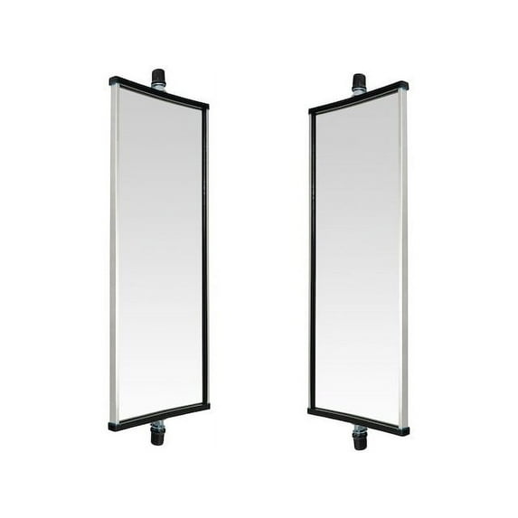 Door Mirror Set 2 Piece - Compatible with 2002 - 2019 International 4300 2003 2004 2005 2006 2007 2008 2009 2010 2011 2012 2013 2014 2015 2016 2017 2018