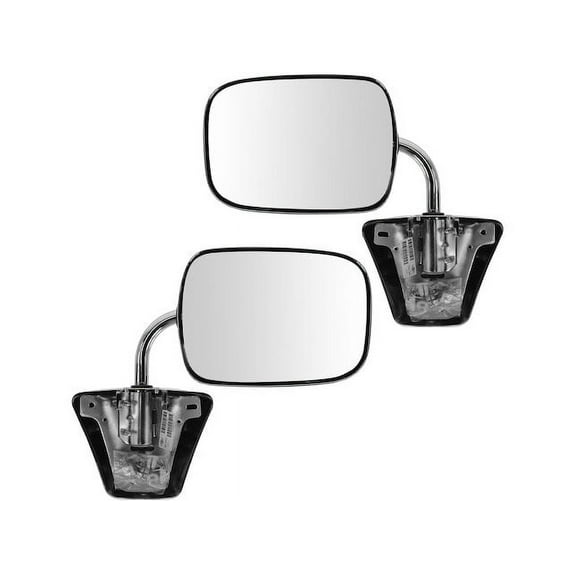 Door Mirror Set 2 Piece - Compatible with 1973 - 1991 GMC Jimmy 1974 1975 1976 1977 1978 1979 1980 1981 1982 1983 1984 1985 1986 1987 1988 1989 1990