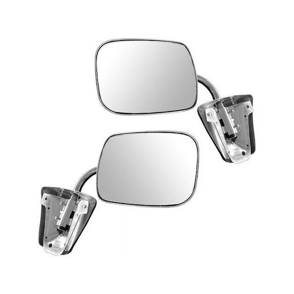Door Mirror Set 2 Piece - Compatible with 1975 - 1986 Chevy C10 1976 1977 1978 1979 1980 1981 1982 1983 1984 1985