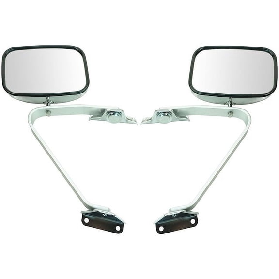 Door Mirror Set 2 Piece - Compatible with 1984 - 1990 Ford Bronco II 1985 1986 1987 1988 1989