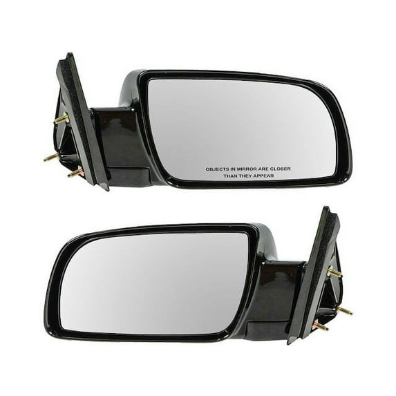Door Mirror Set 2 Piece - Compatible with 1988 - 2000 Chevy C3500 1989 1990 1991 1992 1993 1994 1995 1996 1997 1998 1999