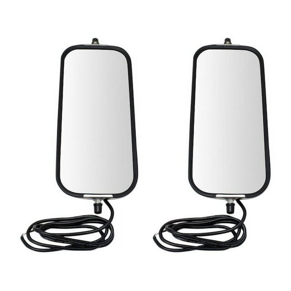 Door Mirror Set 2 Piece - Compatible with 1994 - 2000 International 9200 SBA 1995 1996 1997 1998 1999