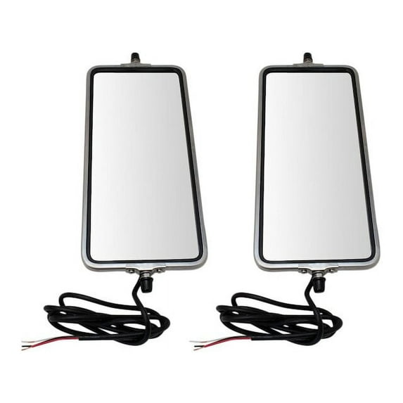 Door Mirror Set 2 Piece - Compatible with 1996 - 2003 Mitsubishi Fuso FK 1997 1998 1999 2000 2001 2002