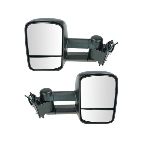 Door Mirror Set 2 Piece - Compatible with 1998 - 1999 Chevy K1500 Suburban