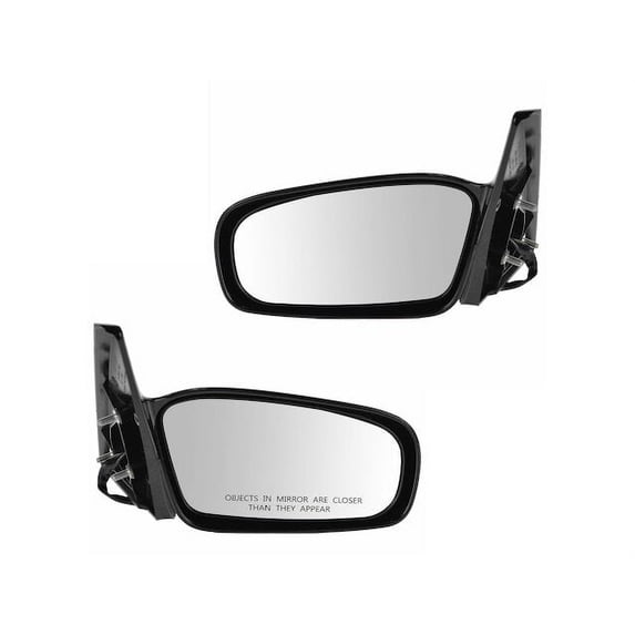 Door Mirror Set 2 Piece - Compatible with 2000 - 2005 Mitsubishi Eclipse 2001 2002 2003 2004