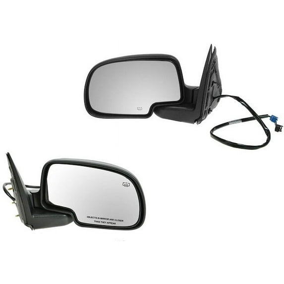 Door Mirror Set 2 Piece - Compatible with 2007 Chevy Silverado 1500 Classic