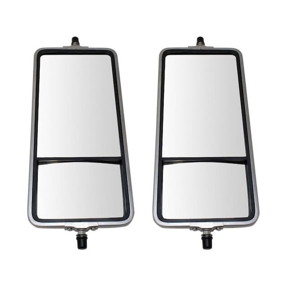 Door Mirror Set 2 Piece - Compatible with 2008 - 2019 Peterbilt 389 2009 2010 2011 2012 2013 2014 2015 2016 2017 2018