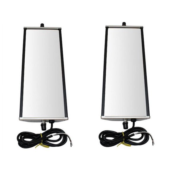 Door Mirror Set 2 Piece - Compatible with 2008 - 2019 Peterbilt 389 2009 2010 2011 2012 2013 2014 2015 2016 2017 2018