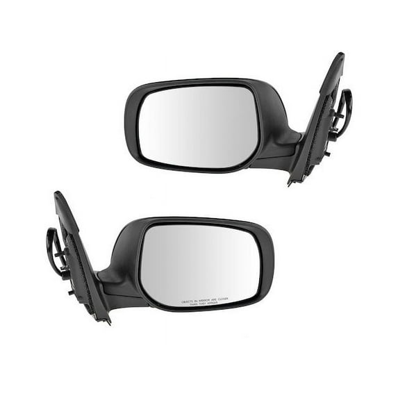 Door Mirror Set 2 Piece - Compatible with 2009 - 2013 Toyota Corolla 2010 2011 2012